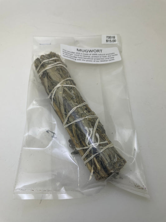 Mugwort 4" Smudge Stick