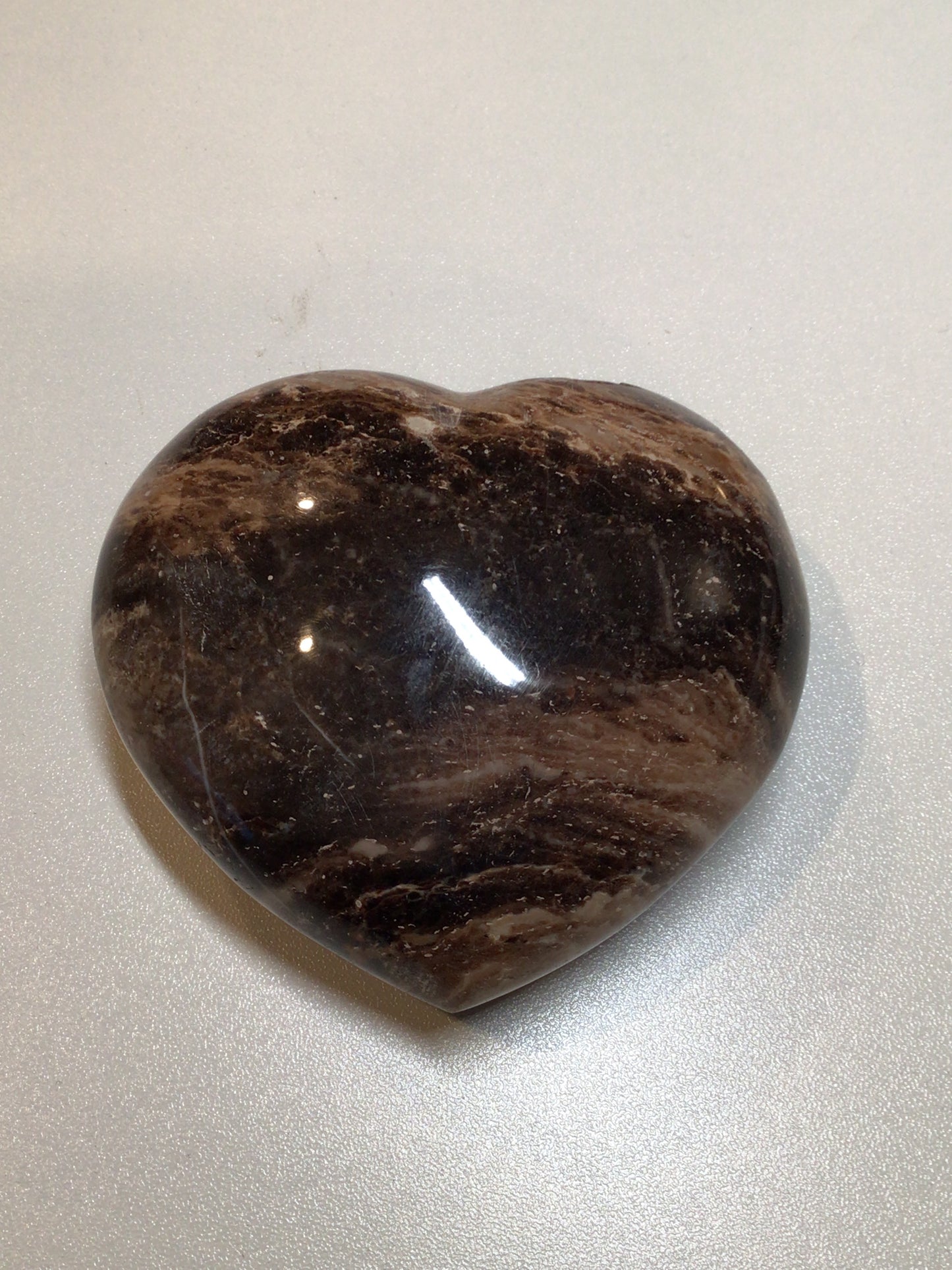 Black Opal Heart