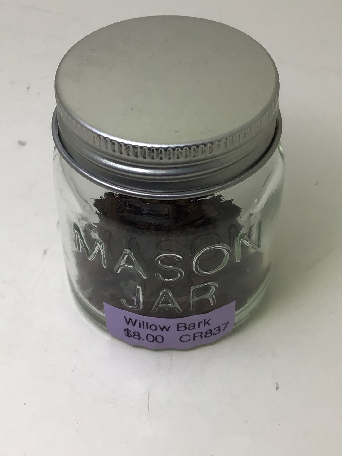 Willow Bark Herb Jar