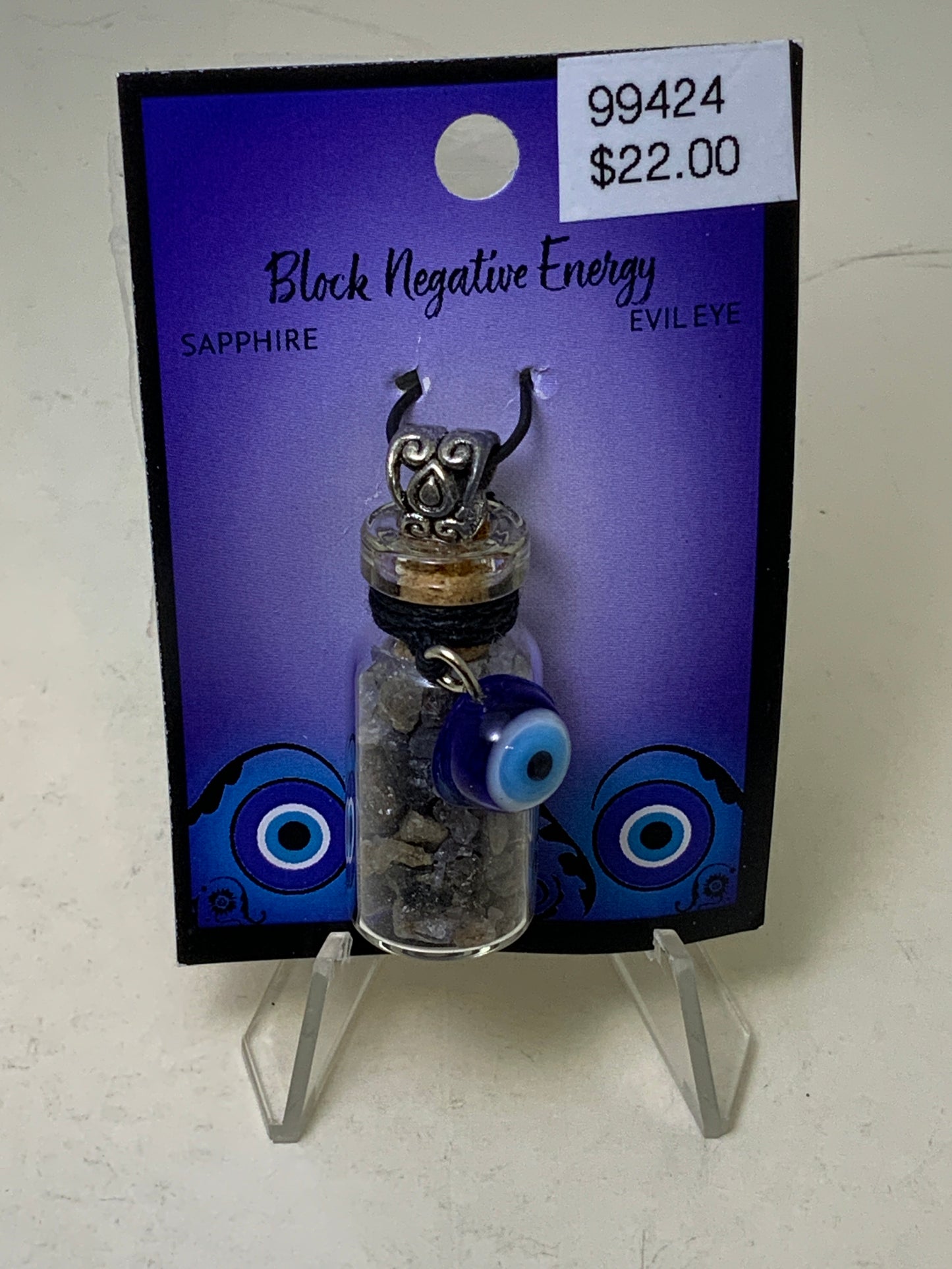 Stone Chip Bottle Necklace