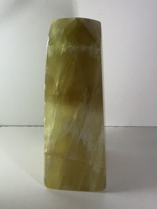 Green Calcite Obelisk
