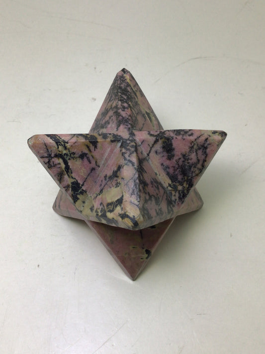 Rhodonite Merkaba
