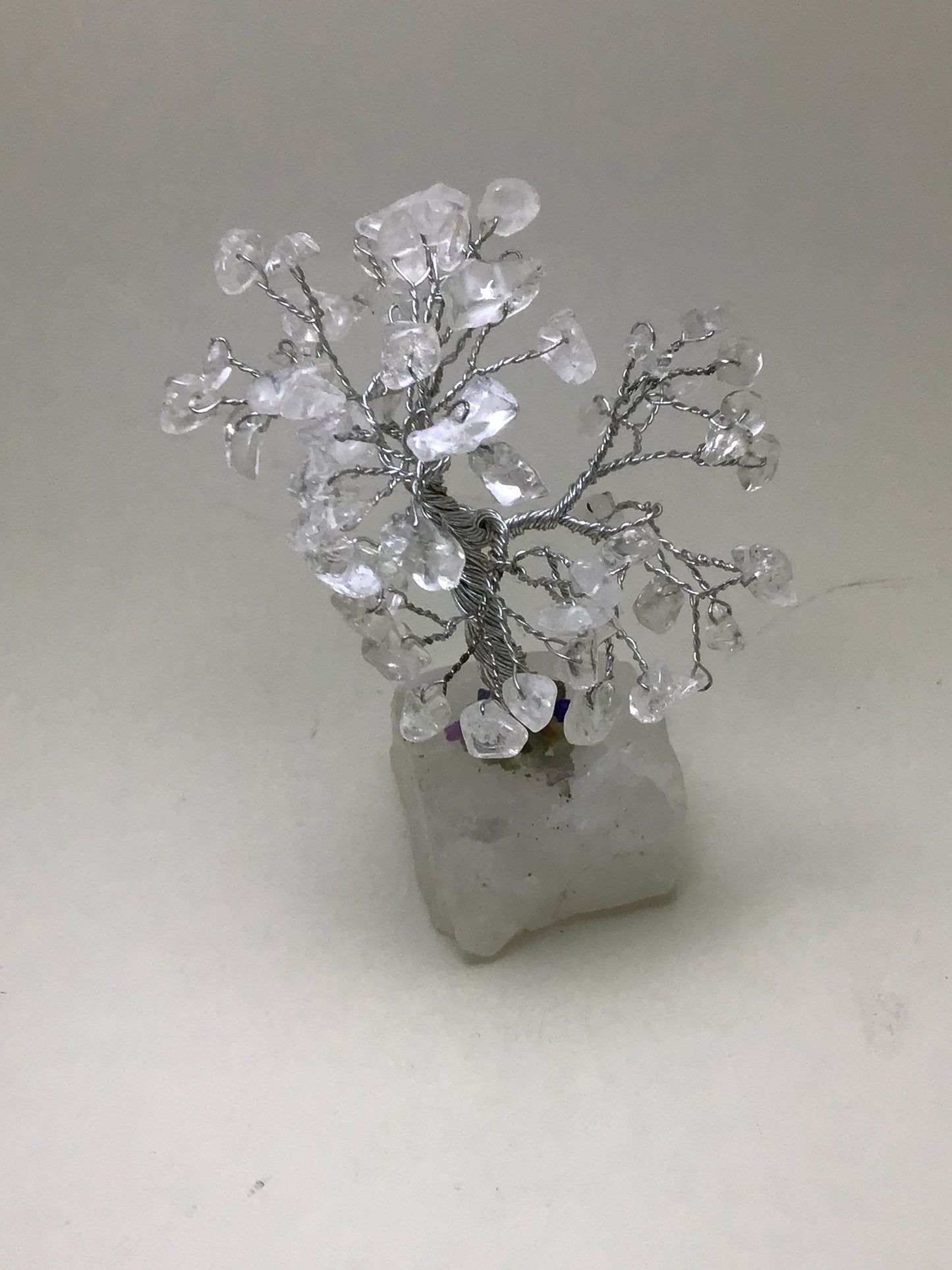 Clear Quartz Gemstone Tree