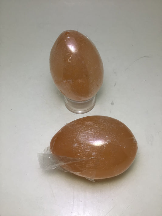 Orange Selenite Egg