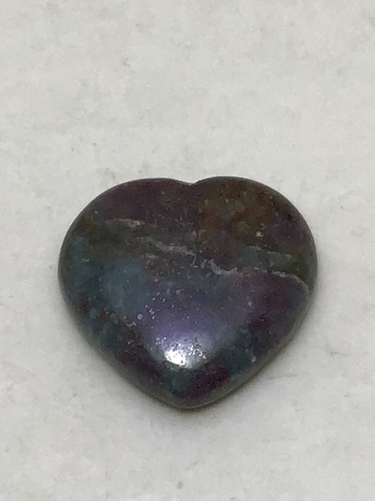 Ruby Kyanite Heart