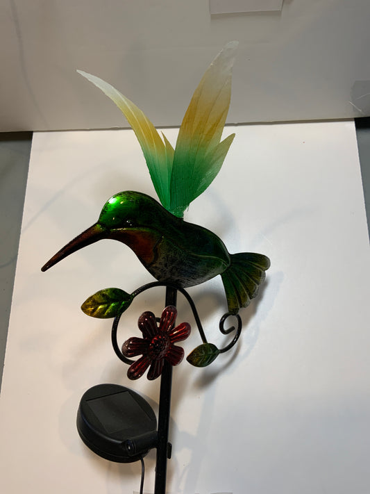 Hummingbird Bug Burst Solar Stake