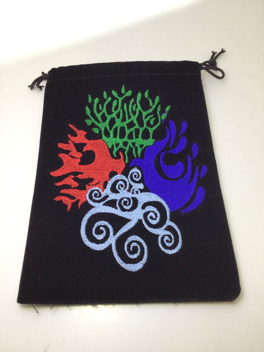 4 Elements Velvet Bag