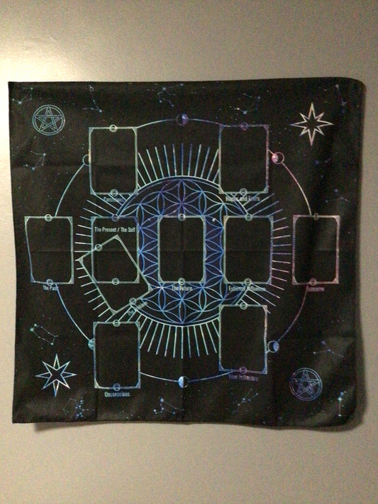 Starry Night Constellation Tarot Cloth