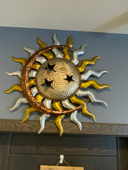 Sun Stars & Moon Celestial Wall Decor