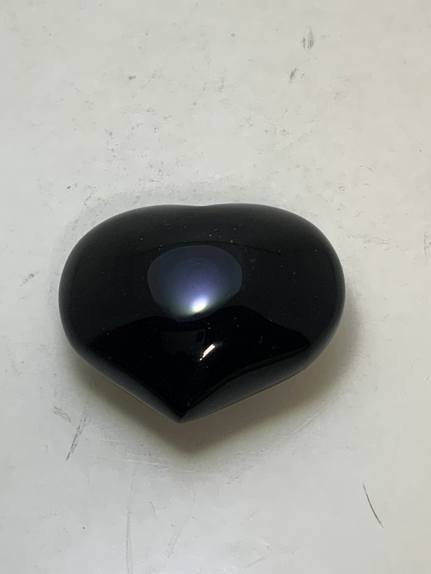 Rainbow Obsidian Heart