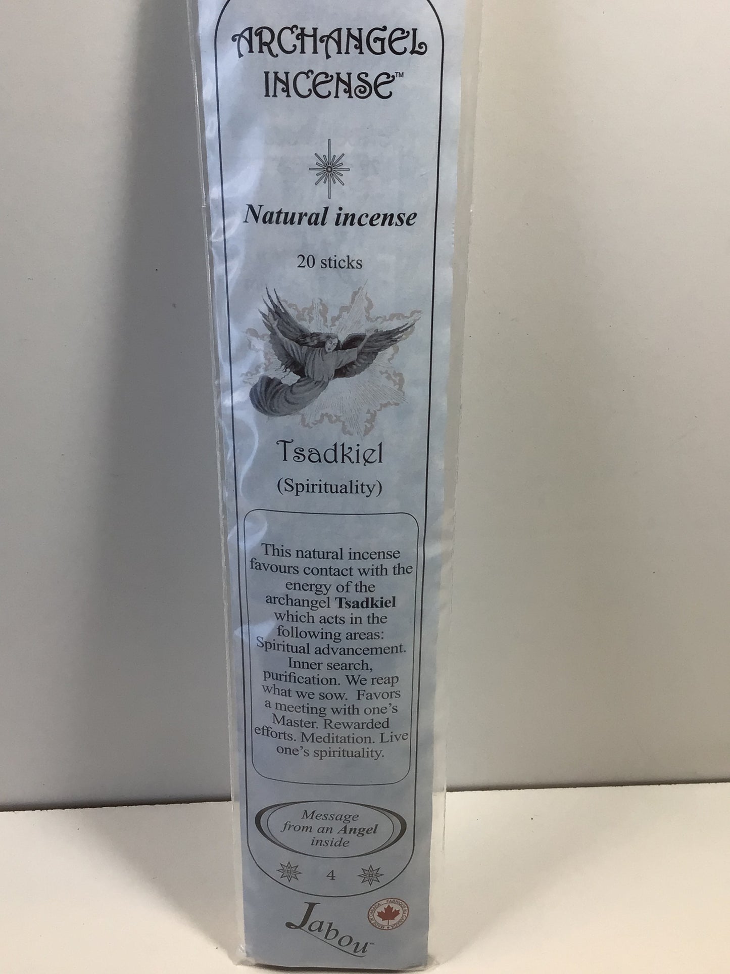 Jabou Tsadkiel (Spirituality) Archangel Incense Sticks