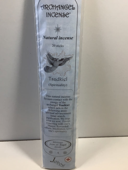 Jabou Tsadkiel (Spirituality) Archangel Incense Sticks