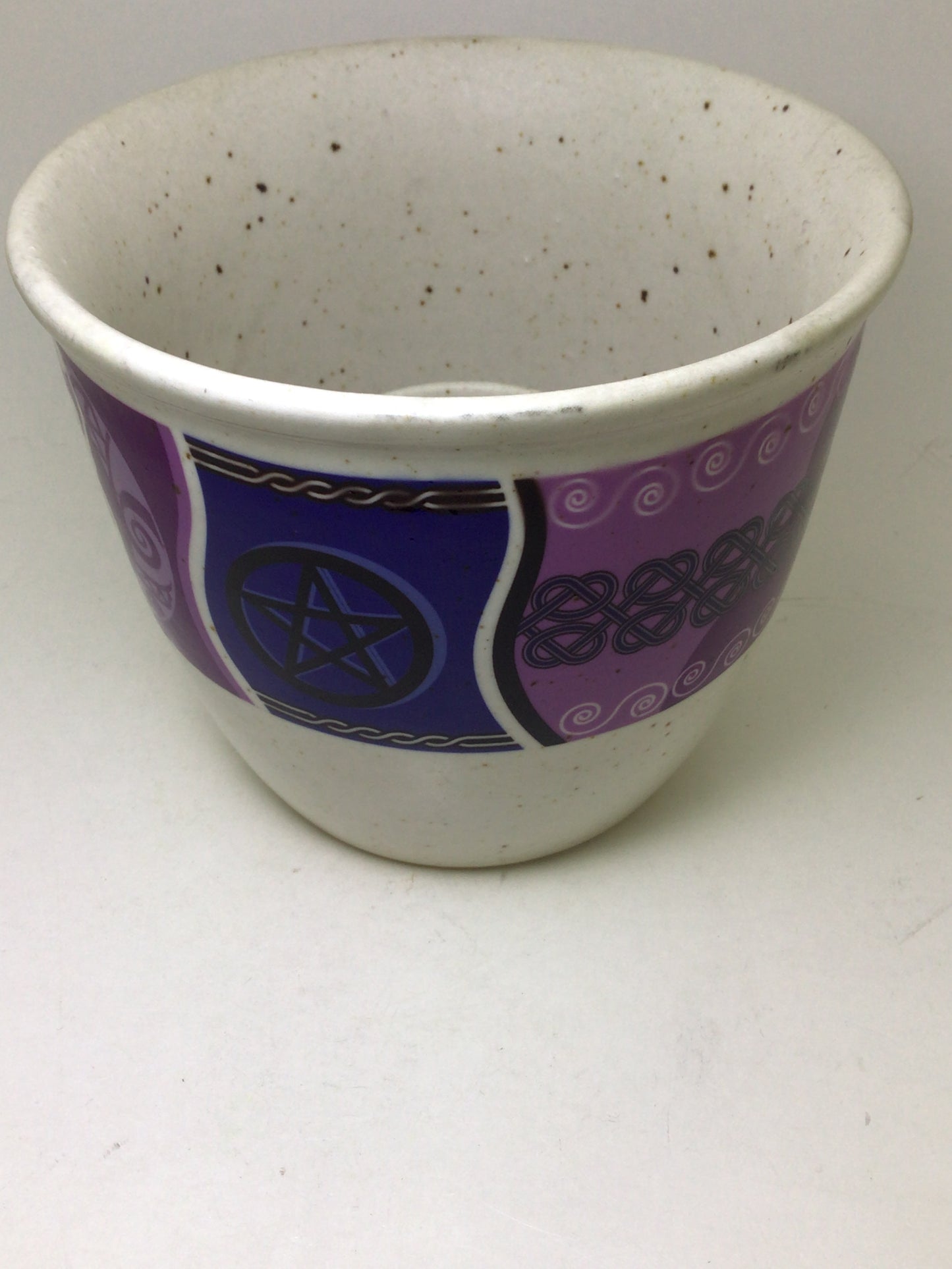 Pagan White Smudge Pot