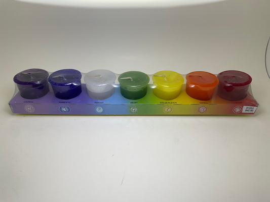 Set of 7 Chakra Votives