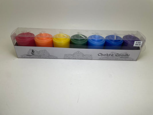 Set of 7 Chakra Meditation Candles