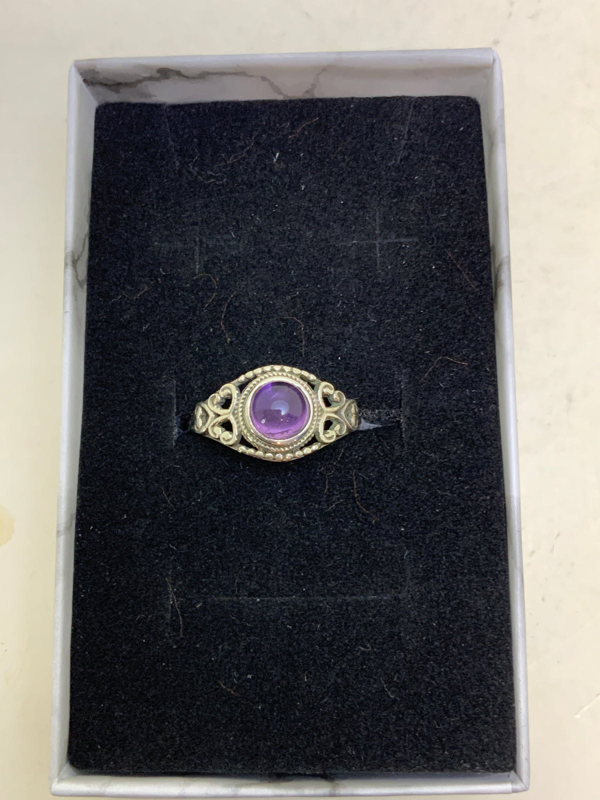 Amethyst Sterling Silver Rings