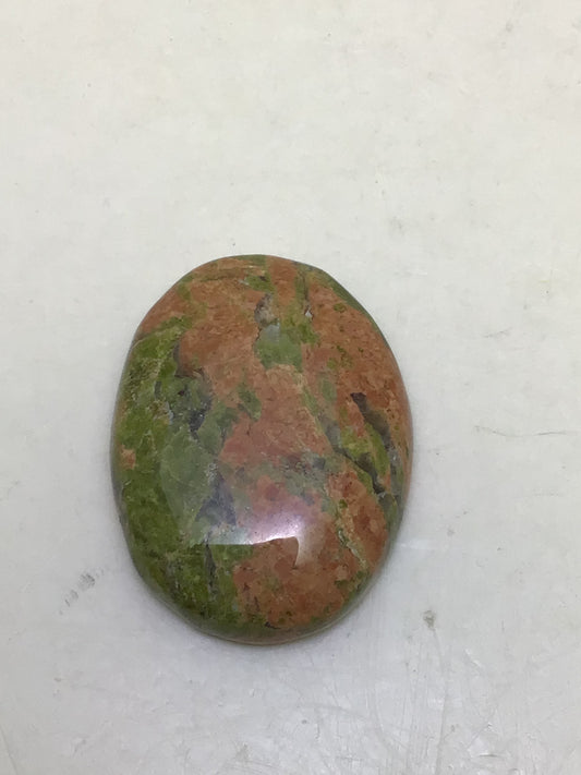 Unakite Thumb Stone