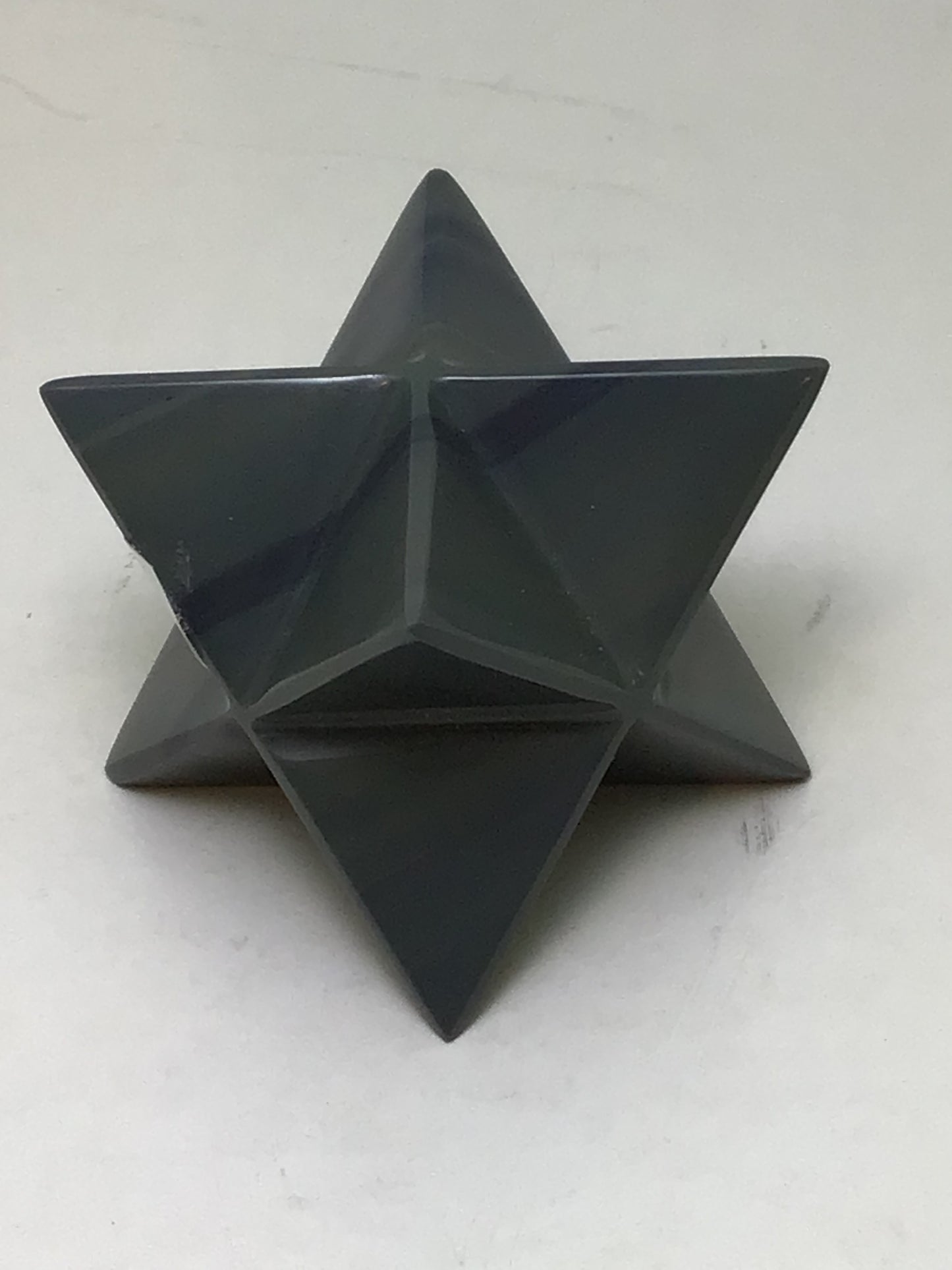 Silver Obsidian Merkaba