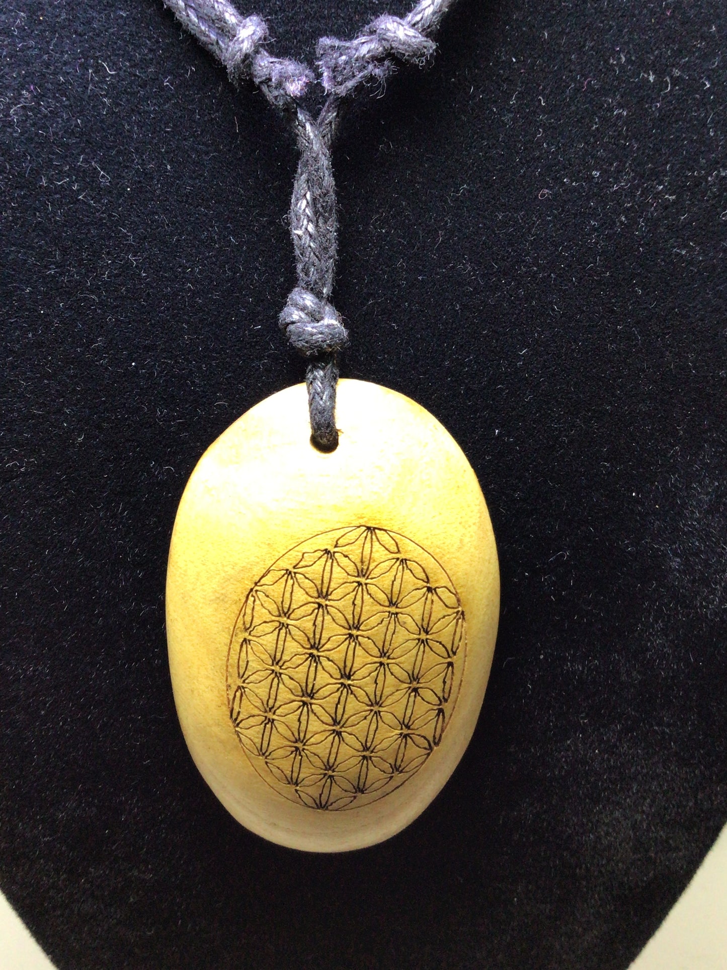 Flower of Life Palo Santo Necklace