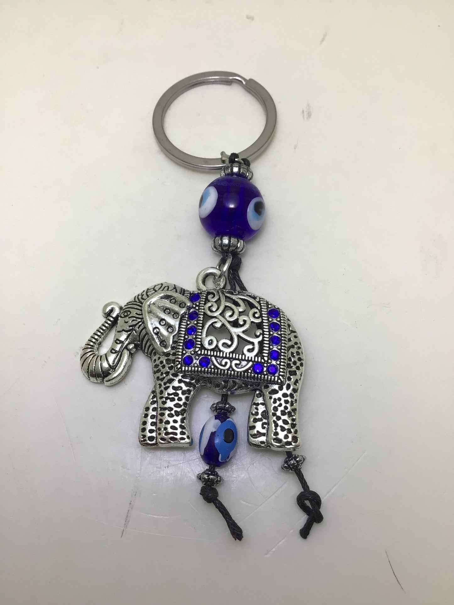Elephant Evil Eye Protection Key Chain