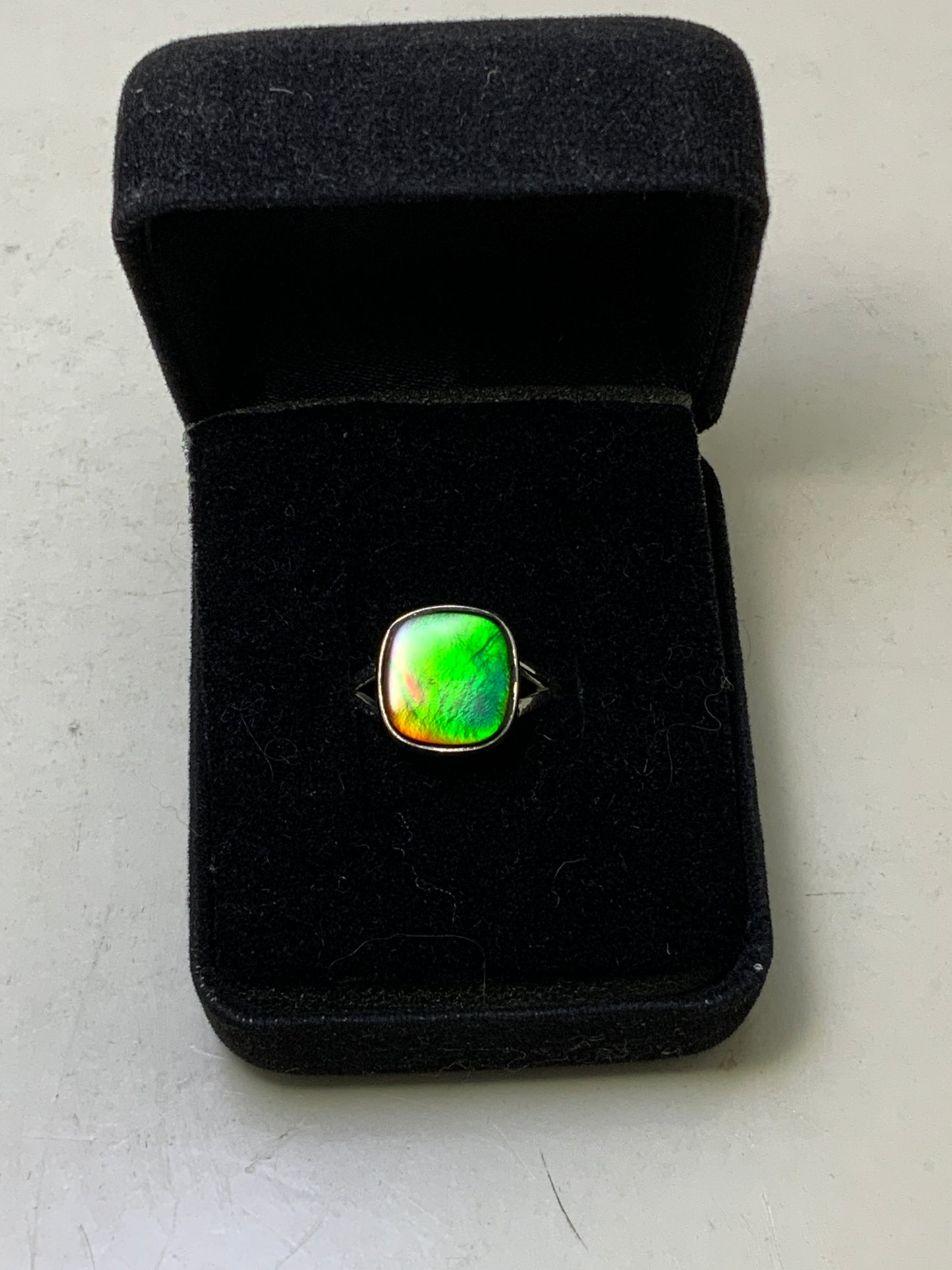 Rainbow Azurite Sterling Silver Rings