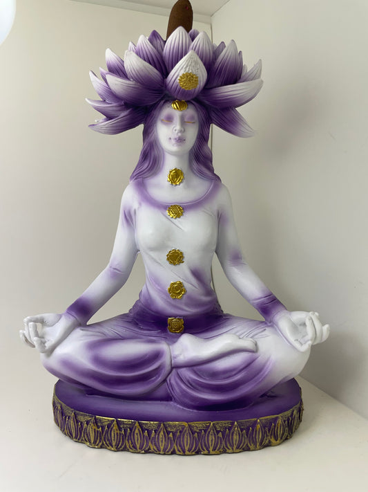 Lotus Chakra Goddess Incense Holder