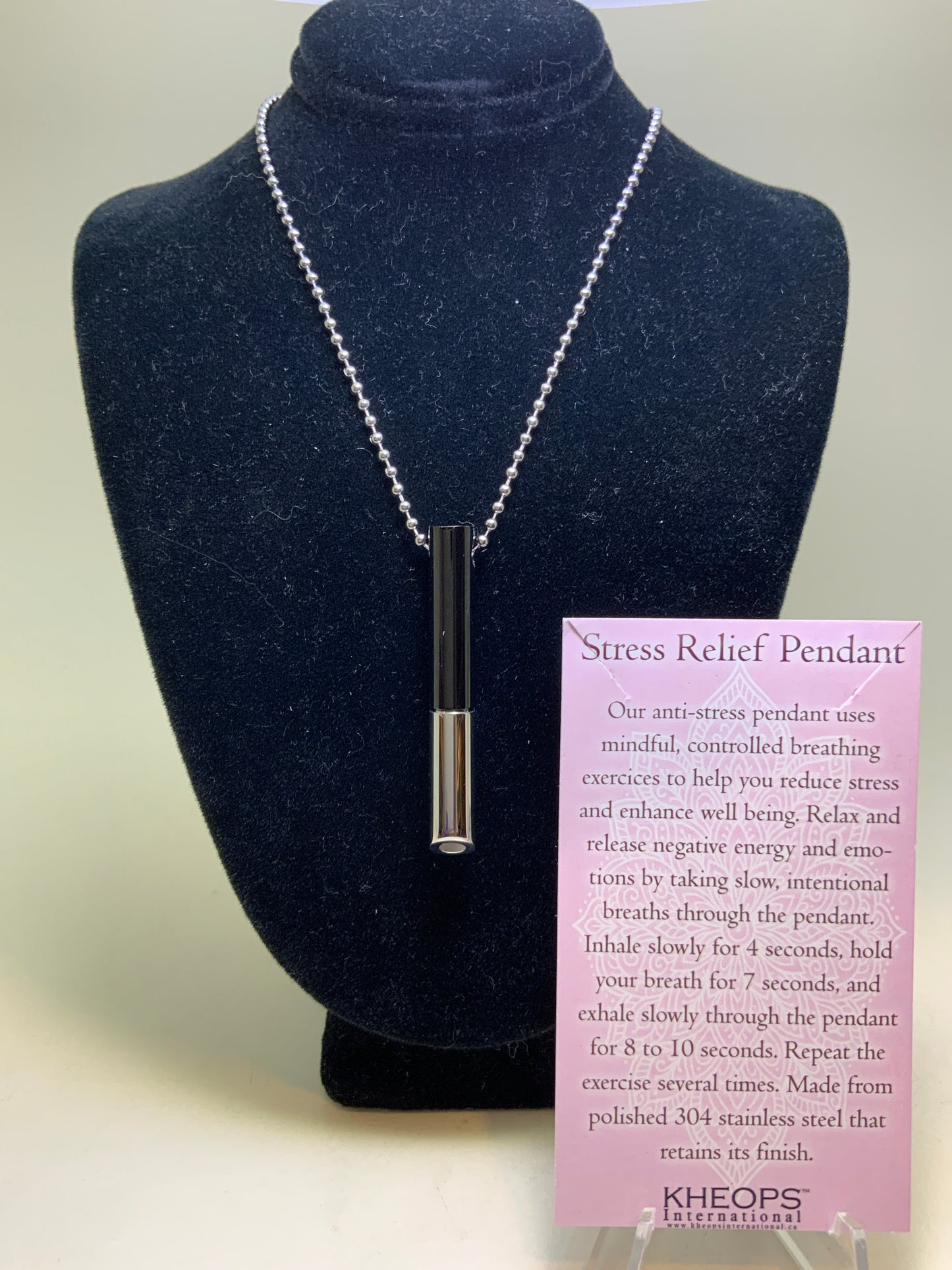 Stress Relief Pendant on Chain