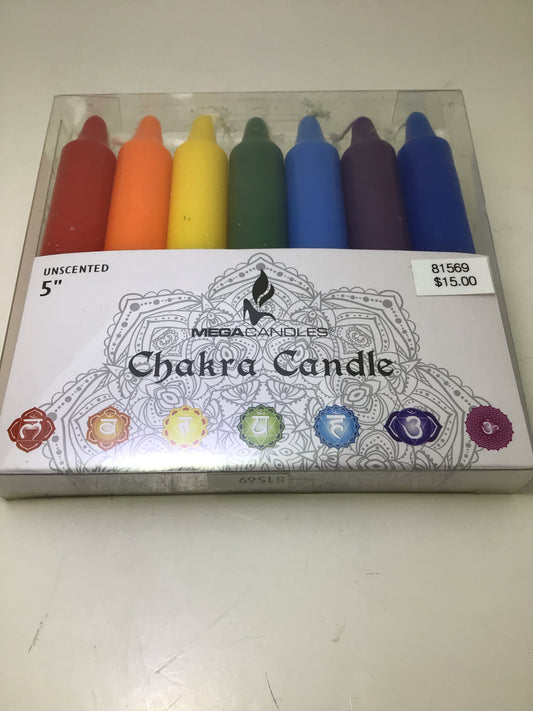 Set of 7 Chakra Meditation Candles