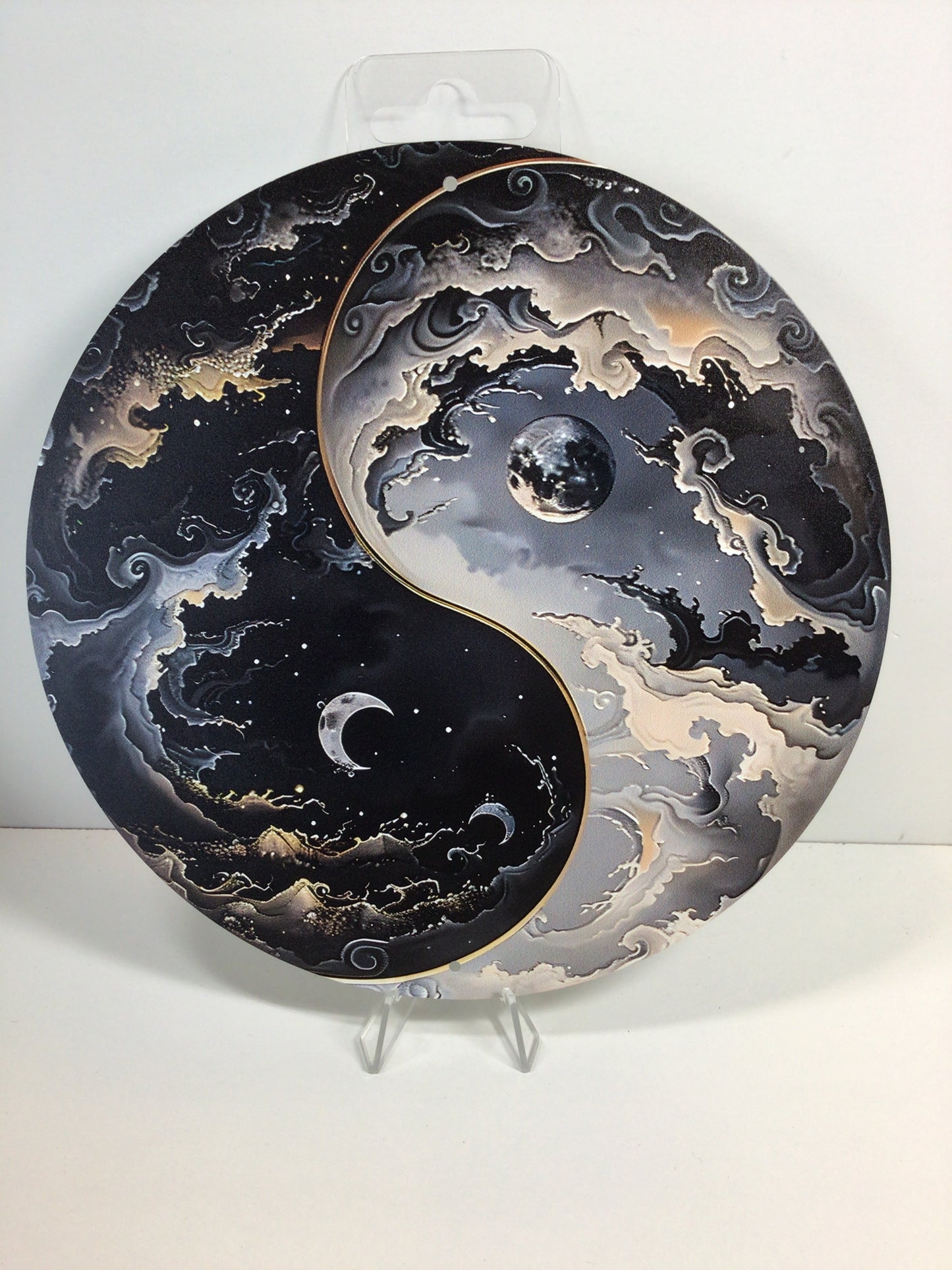 Yin Yang Metal Sign