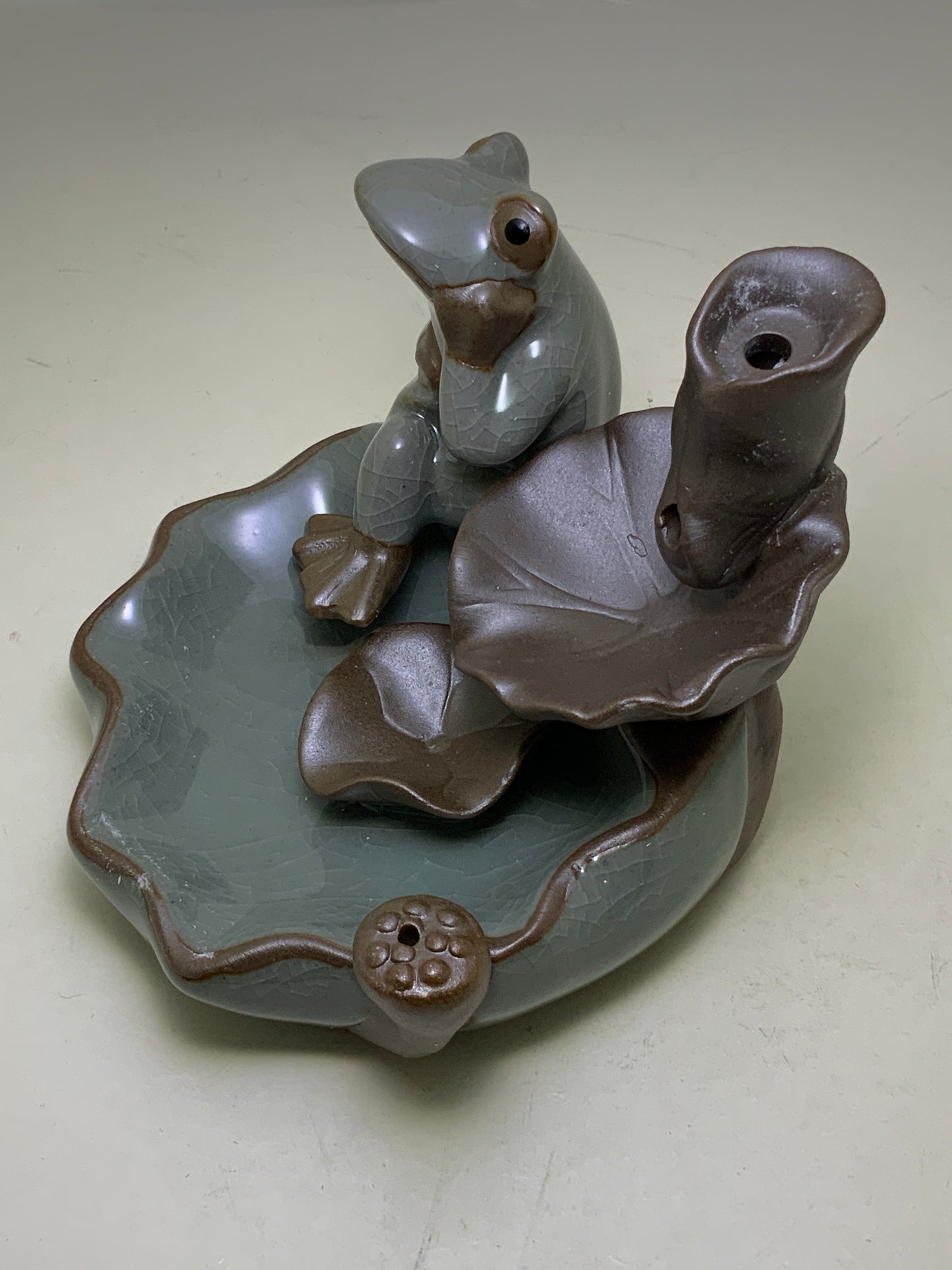 Resting Frog Backflow Incense Holder