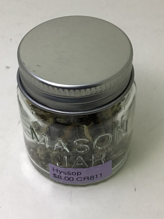 Hyssop Herb Jar