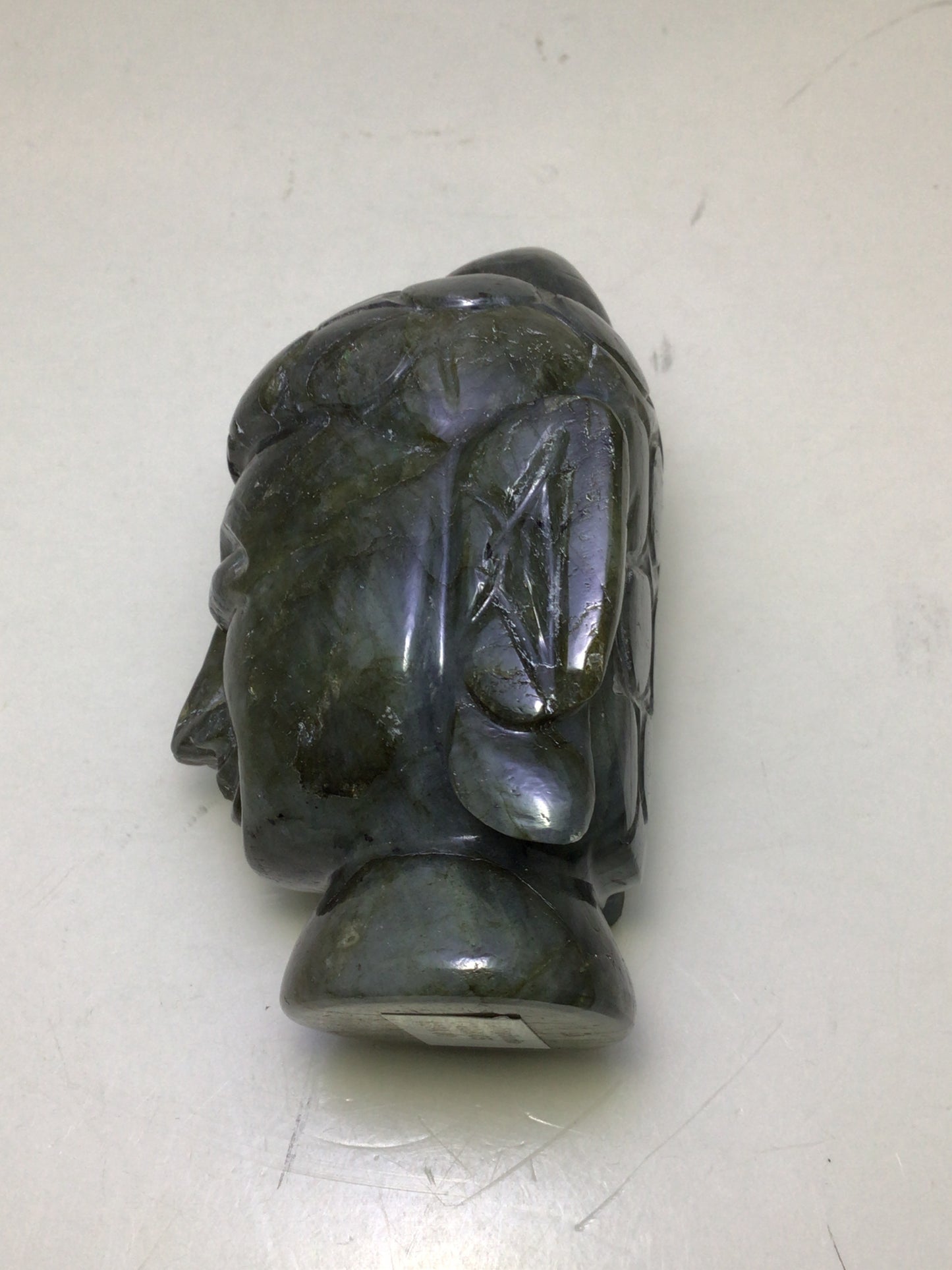Labradorite Buddha Head