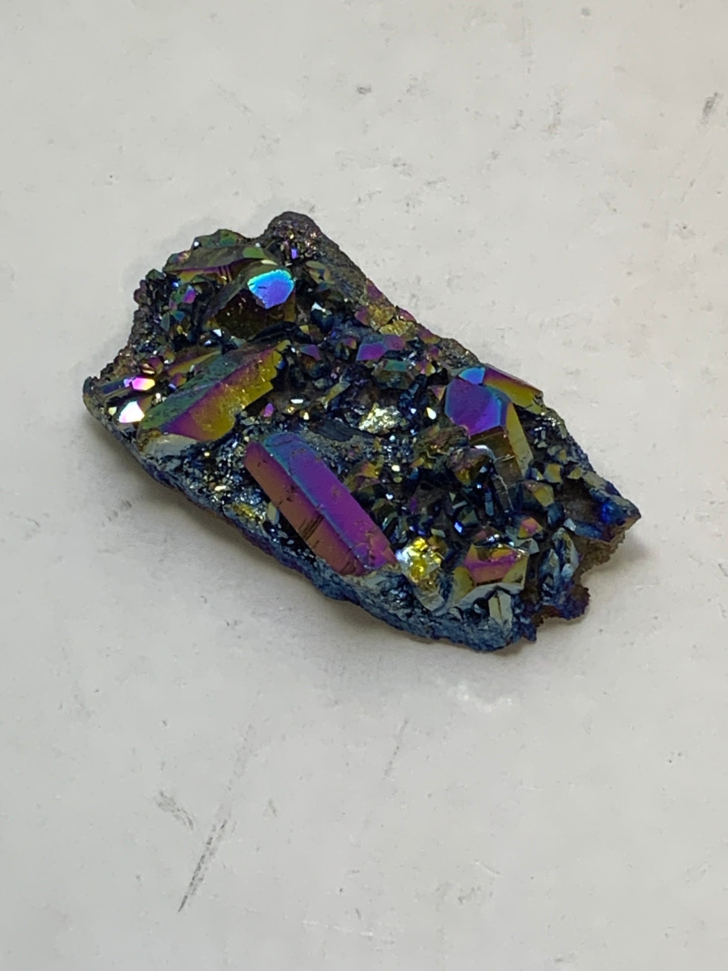 Rainbow Titanium Aura Cluster
