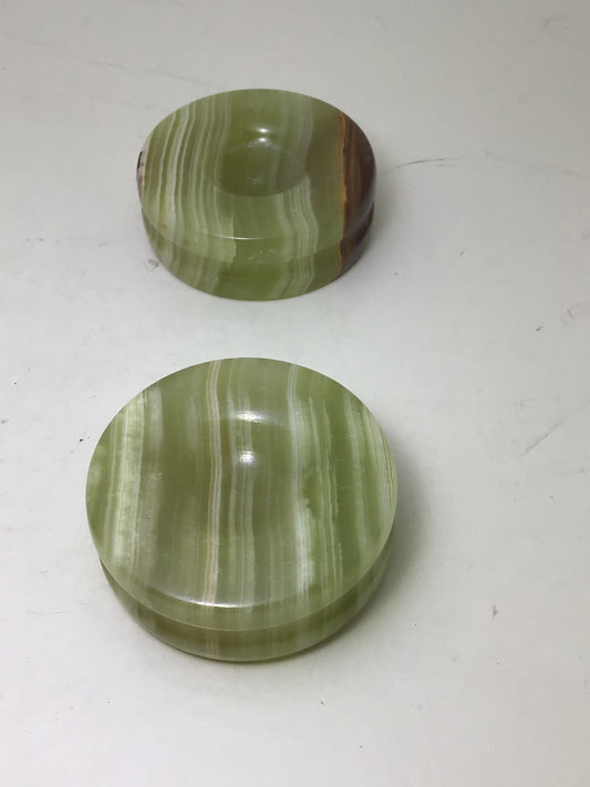 Green Onyx Sphere Stand