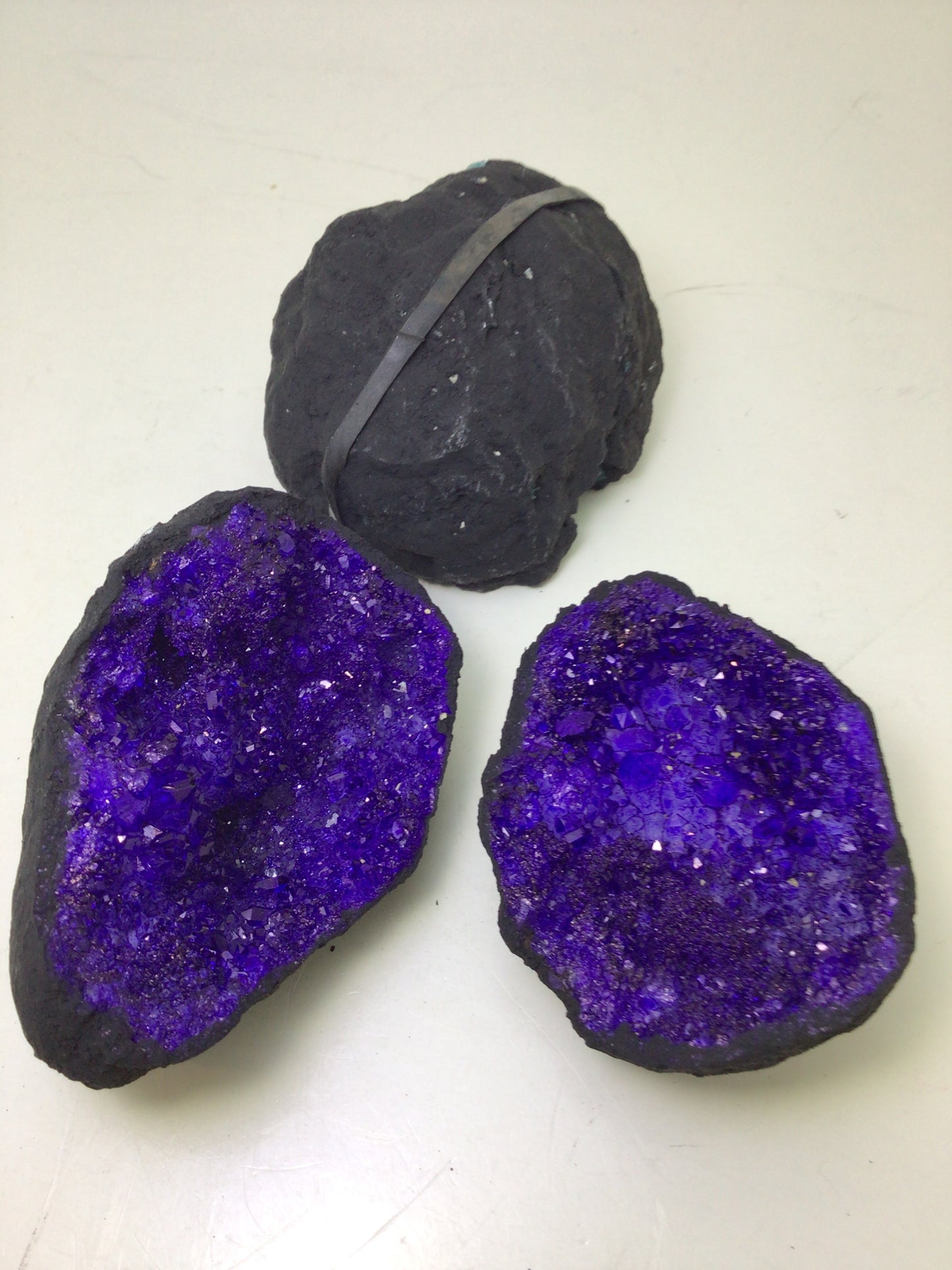 Medium Purple Cracked Geode
