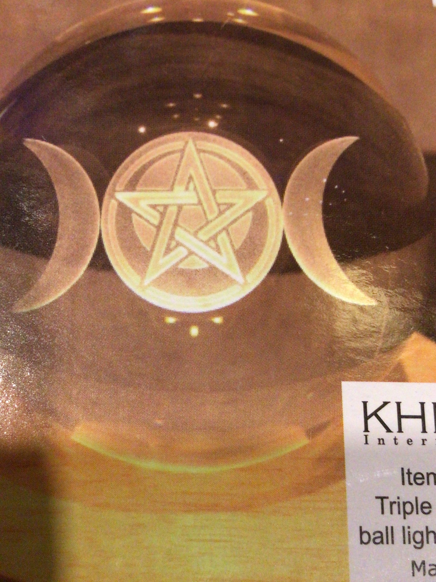 Triple Moon Ball Light