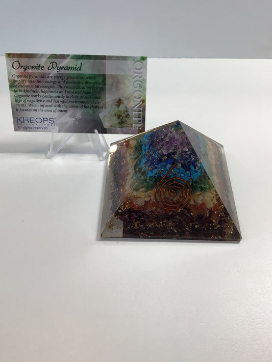 Chakra Orgone Pyramid