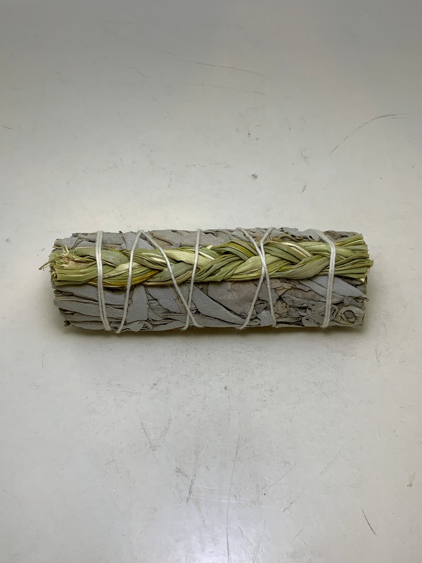 White Sage with Sweet Grass Smudge Stick
