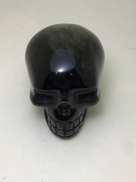 Rainbow Obsidian Skull