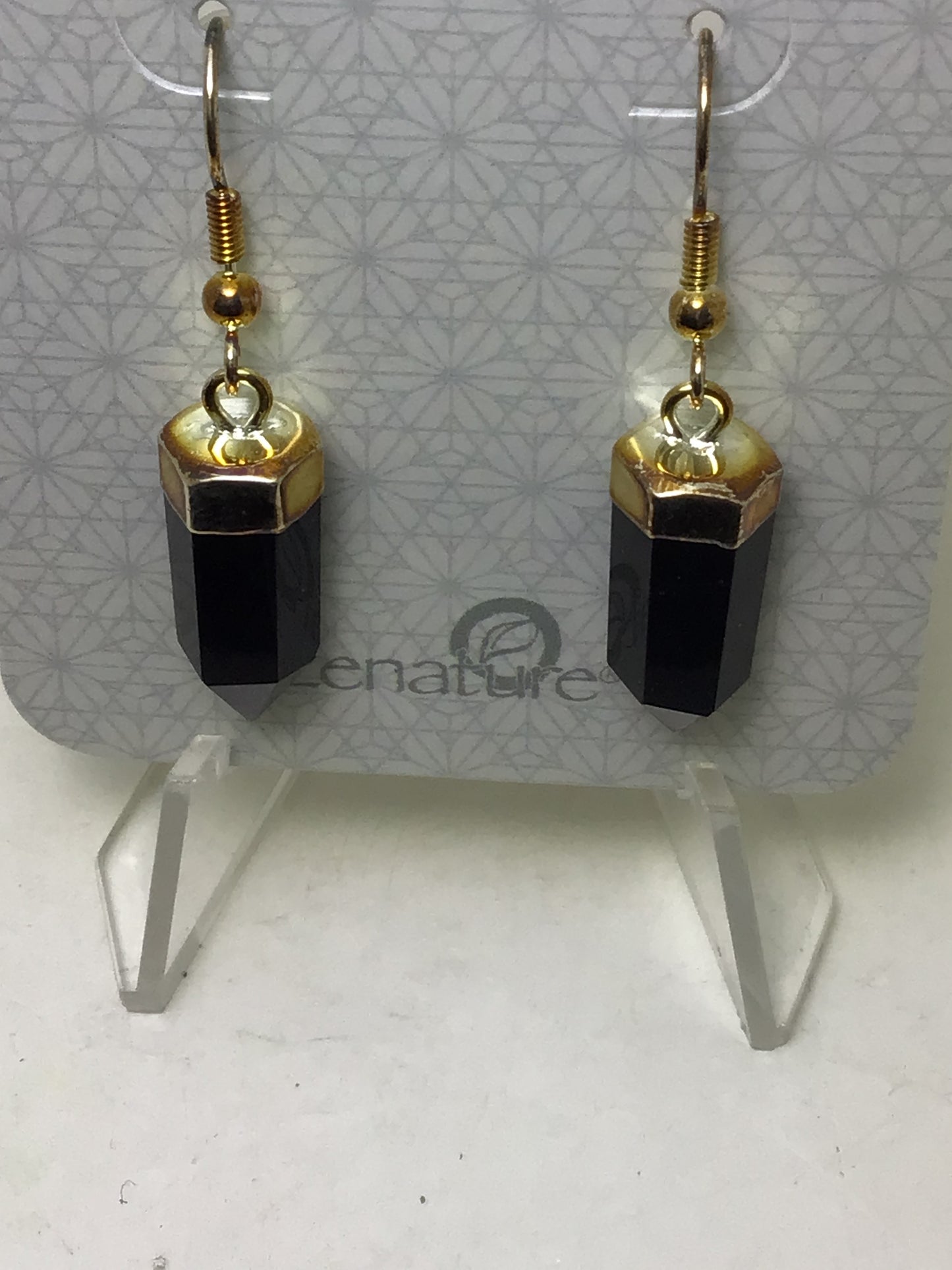 Black Obsidian Earrings