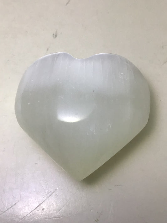 Selenite Heart