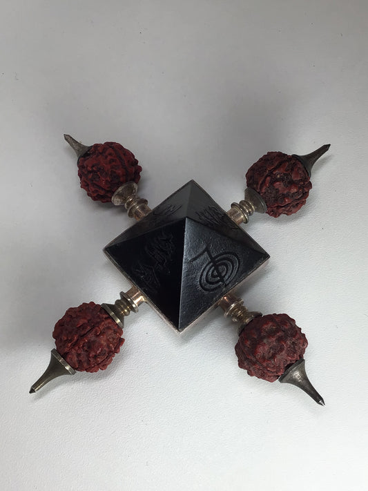 Black Obsidian/Rudraksha Reiki Energizer