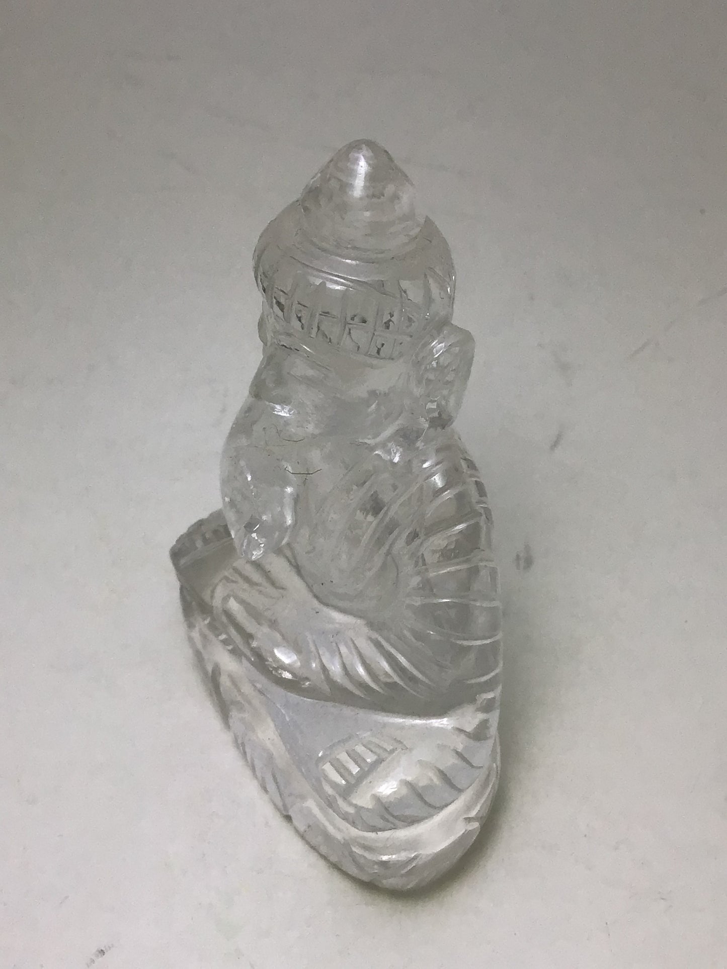 Clear Quartz Buddha