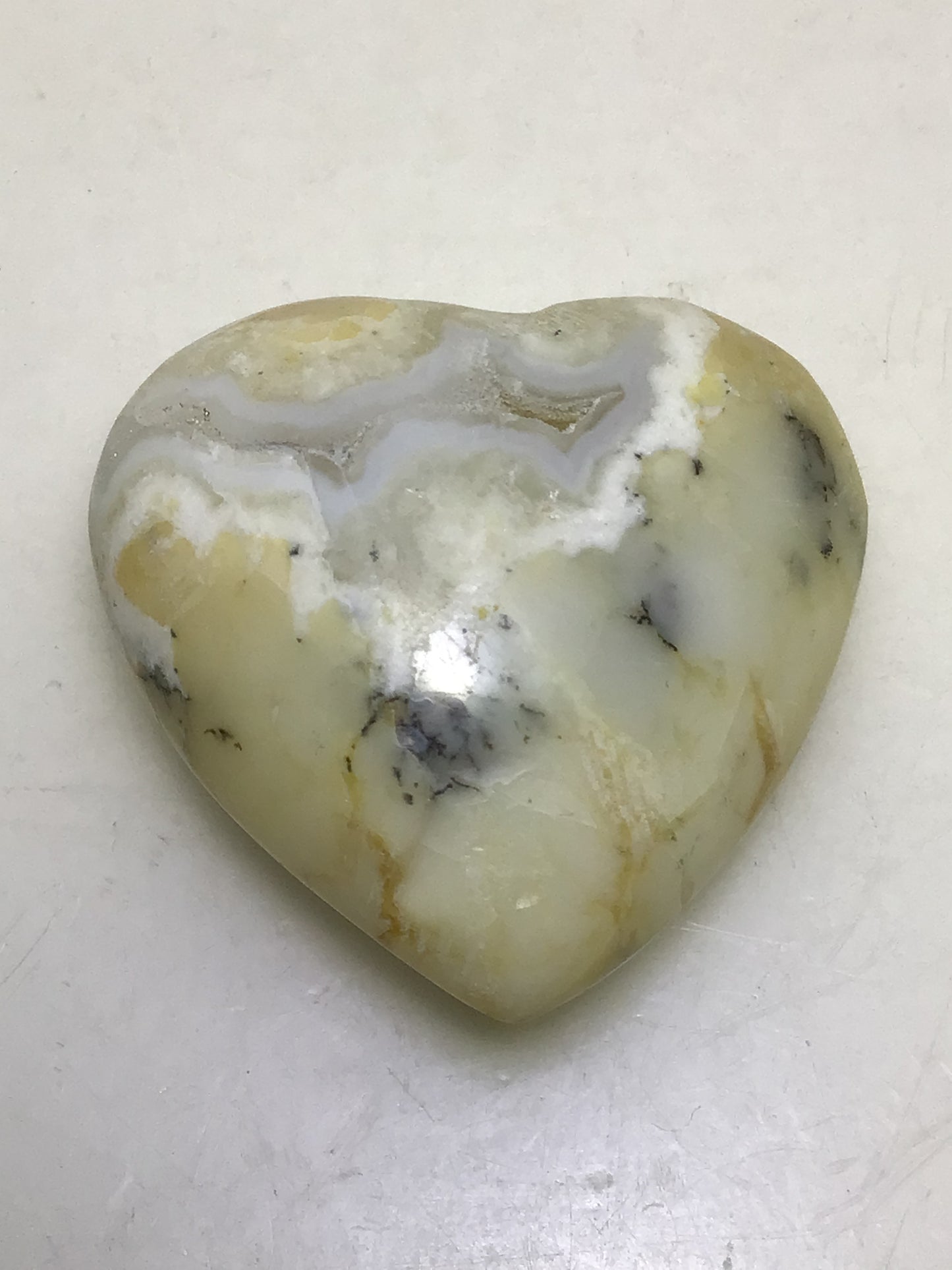 Dendrite Opal Heart