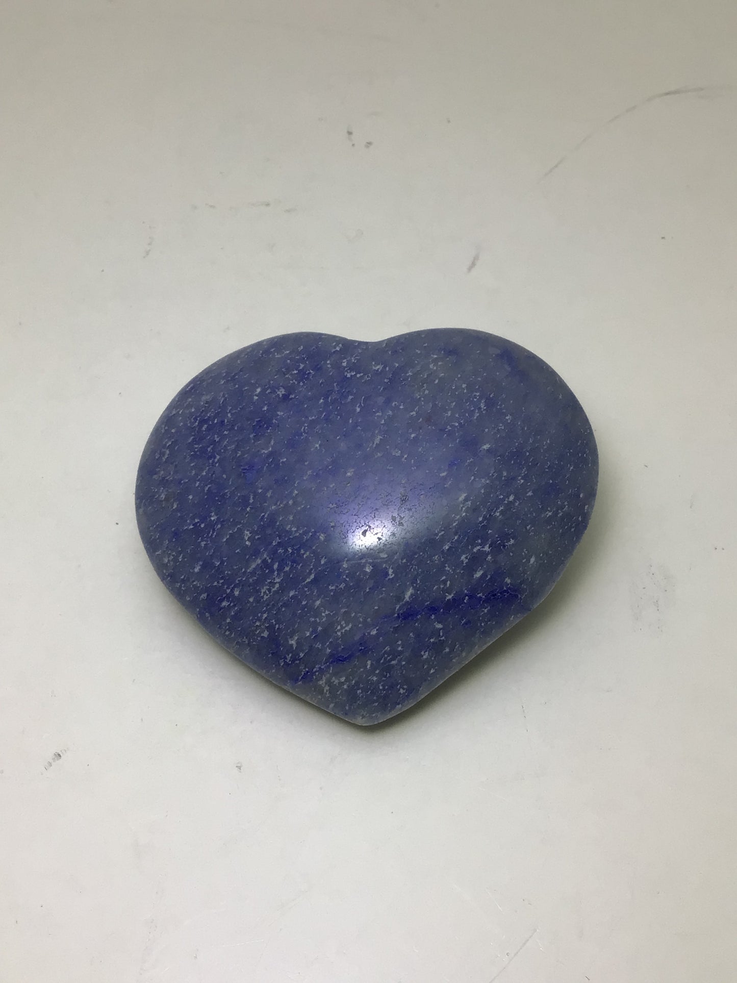 Blue Quartz Heart
