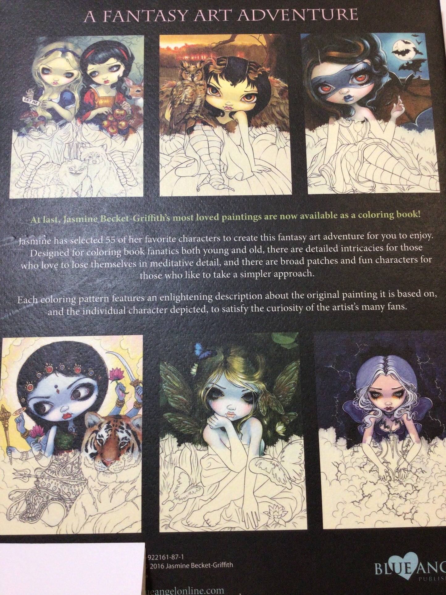 Fantasy Art Adventure Coloring Book