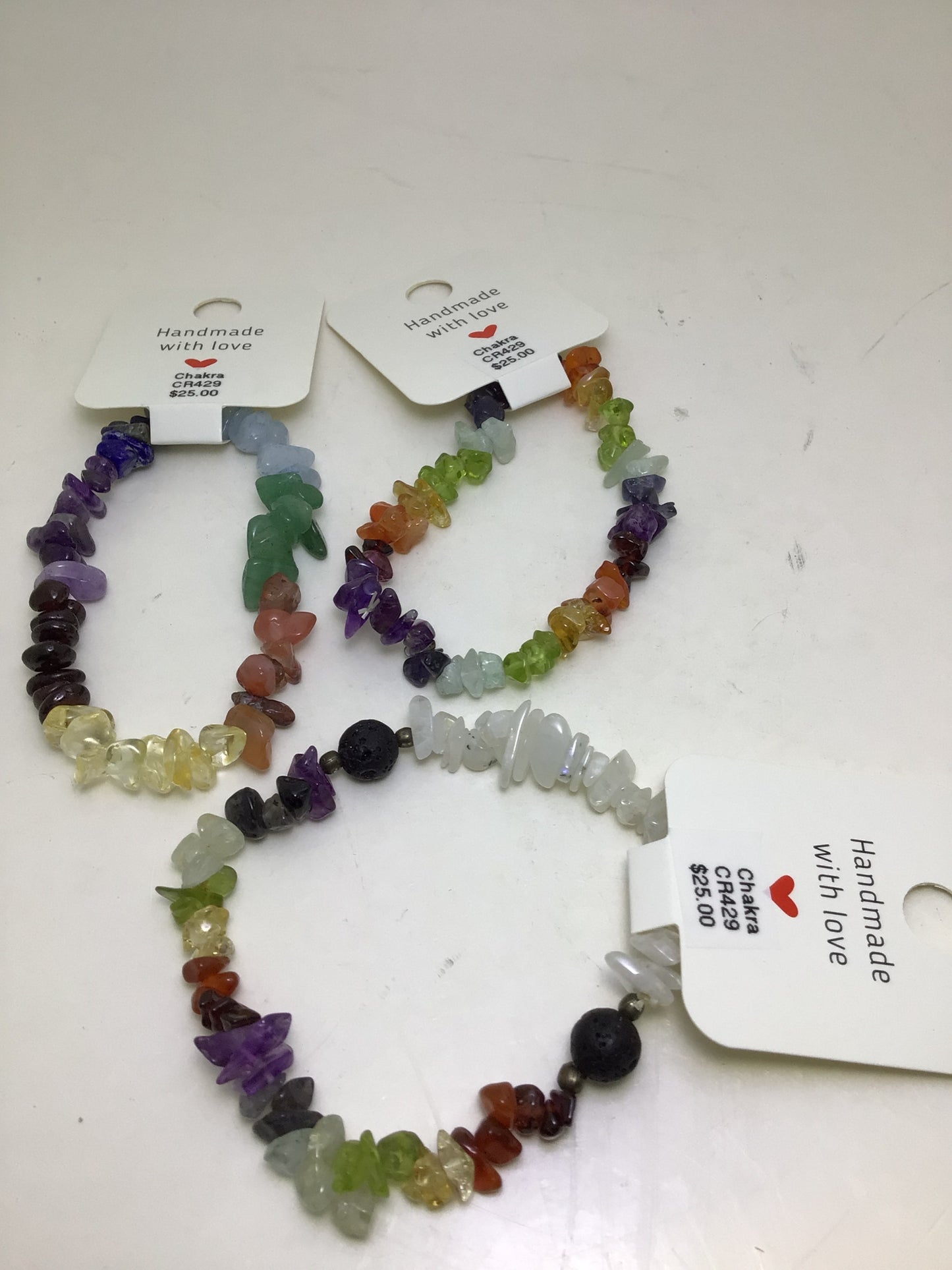 Chakra Stone Chip Bracelet