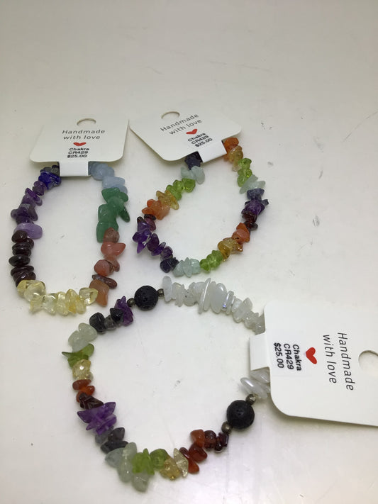 Chakra Stone Chip Bracelet