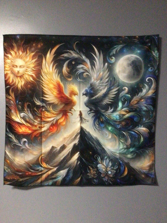 Ice & Fire Phoenix Altar Cloth