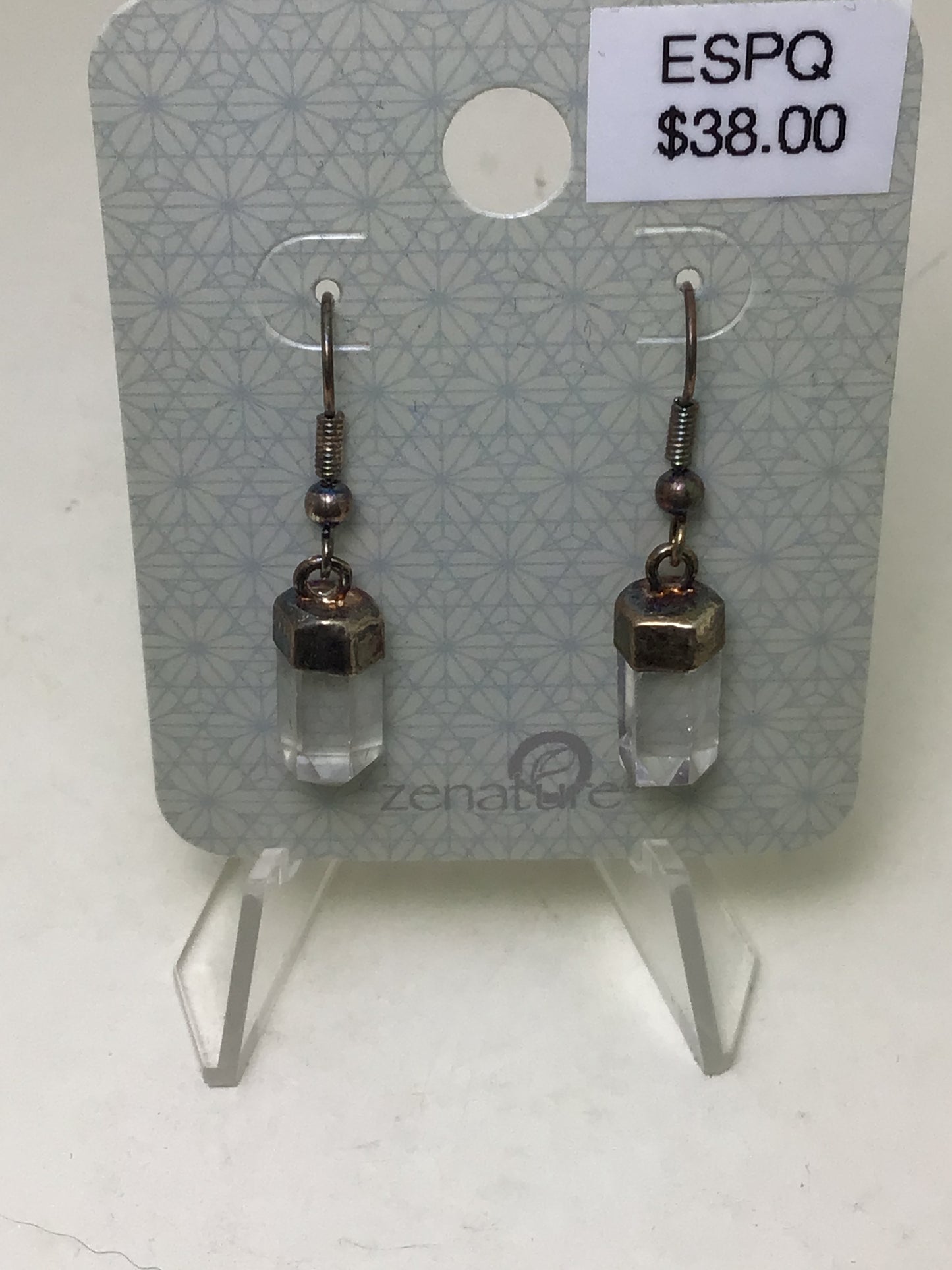 Clear Quartz Earrings